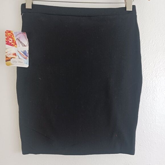 Lily White pencil black skirt size M - Picture 1 of 5